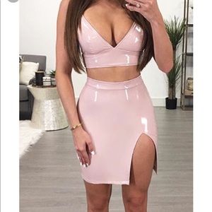Pink two-piece Dress